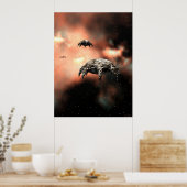 Poster Invaders (Cuisine)