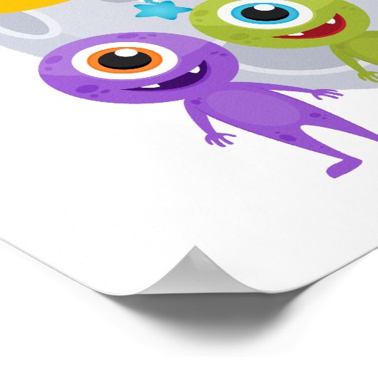 Poster Invasion Alien (Coin)