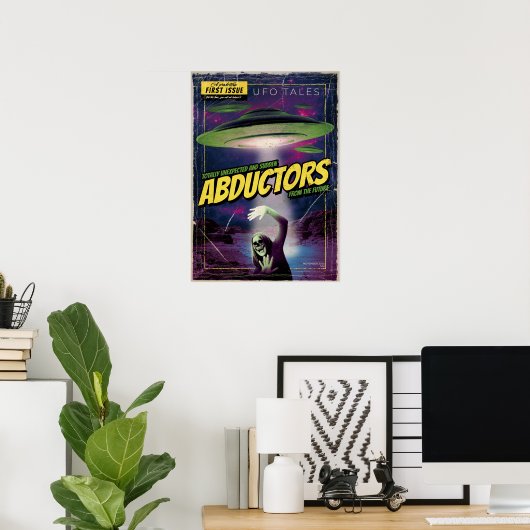 Poster Invasion Alien (Bureau à domicile)