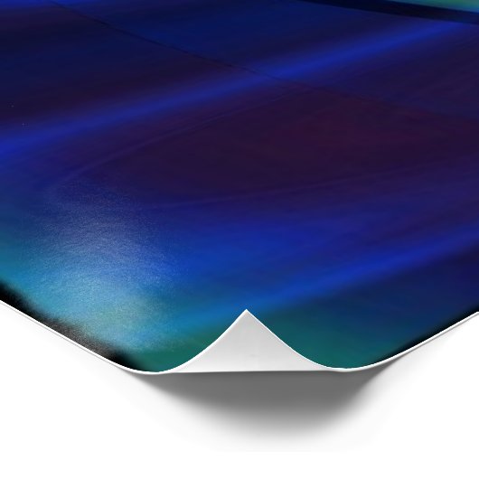 Poster Invasion Alien Abstraite (Coin)