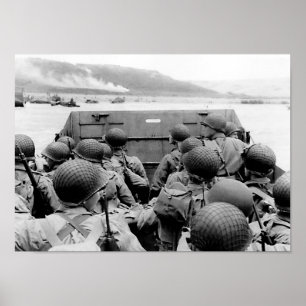 Poster Invasion de la Normandie - le 6 juin 1944