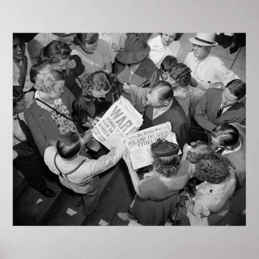 Poster Invasion de la Pologne, 1939 (Devant)
