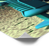 Poster Invasion De Robot D'Au-Dessus De L'Affiche V2 (Coin)