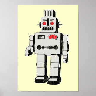 Poster invasion de robots