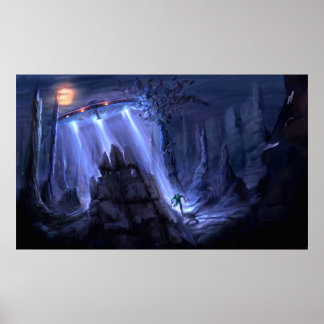 Poster invasion de vaisseaux spatiaux v2