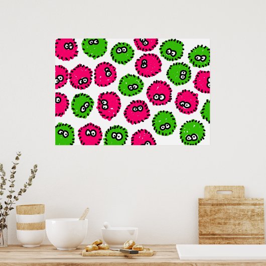 Poster Invasion du germe (Cuisine)