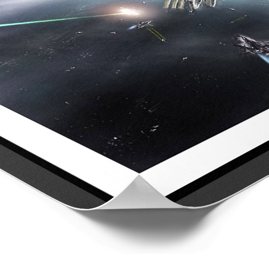 Poster Invasion spatiale (Coin)