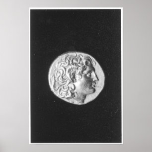 Poster Inventez soutenir la tête d'Alexandre le grand