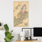 Poster Inverness, comtés de Victoria, NS (Bureau à domicile)