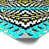 Poster Inverser Mandala Mosaïque 2 (Coin)