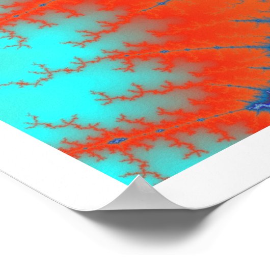 Poster Inversion orange (Coin)