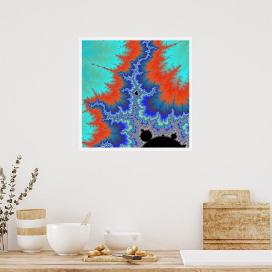 Poster Inversion orange (Cuisine)