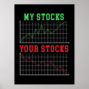 Poster Investisseur Mes Stocks Vos Stocks