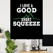 Poster Investisseur Une Bonne Courte Squeeze (Bureau à domicile)