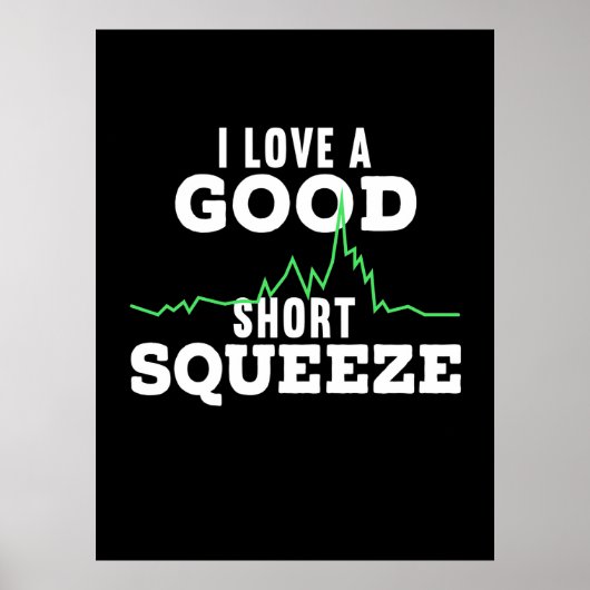 Poster Investisseur Une Bonne Courte Squeeze (Devant)