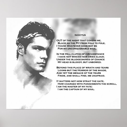 Poster Invictus (Devant)