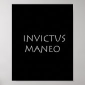 Poster Invictus maneo (Devant)