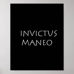 Poster Invictus maneo