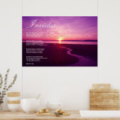 Poster Invictus ~ Poème inspirant (Cuisine)