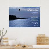 Poster Invictus ~ Poème inspirant (Cuisine)
