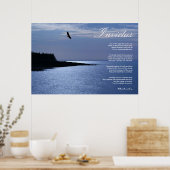 Poster Invictus ~ Poème Inspirateur ~ Toile (Cuisine)