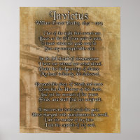 Invictus, prose sur parchemin look arrière - plan