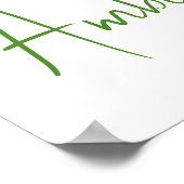 Poster Invitation à la fête de douche de mariée Elle est  (Coin)