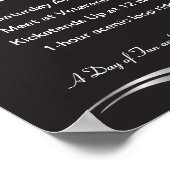 Poster Invitation à la randonnée commémorative de motards (Coin)