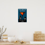 Poster Invitation à une soirée cocktail (Cuisine)