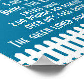 Poster Invitation de Garden Fete (Coin)