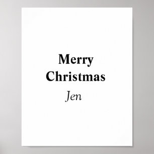 Poster invitation modifiable texte image Noël ajoutez vot