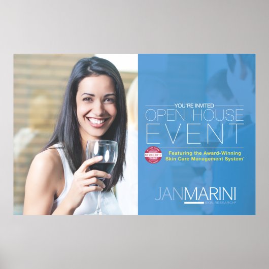 Poster Invitation Open House 45x30" (Devant)