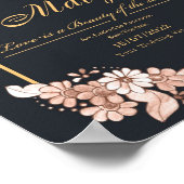 Poster Invitations de la fête de graduation simple et mod (Coin)