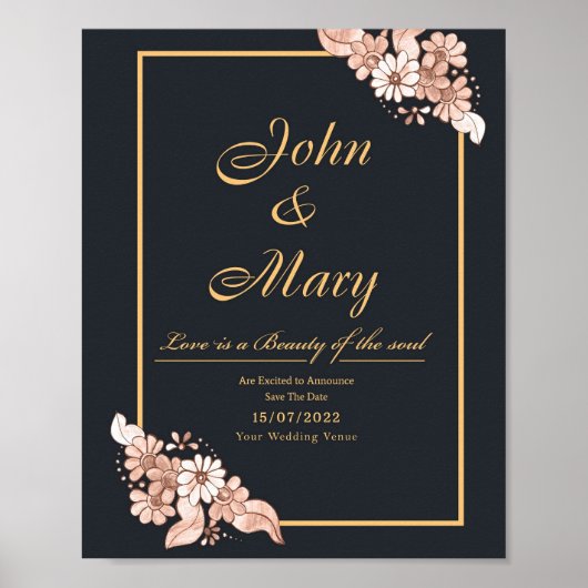 Poster Invitations de la fête de graduation simple et mod (Devant)