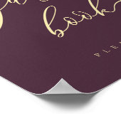 Poster Invité à la fête de célébration minimale de la fig (Coin)