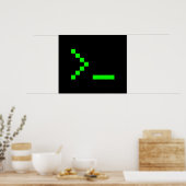 Poster Invite d'entrée de texte de l'ordinateur de l'anci (Cuisine)