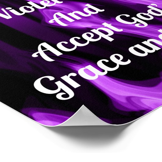 Poster Invoquer La flamme Violette (Coin)