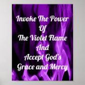 Poster Invoquer La flamme Violette (Devant)