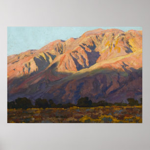 Poster Inyo Range at Sunset, Lone Pine by Maynard Dixon