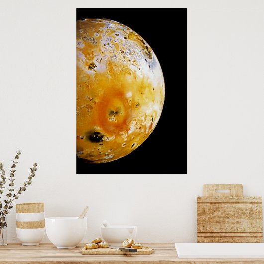 Poster Io de la lune de Jupiter (Cuisine)