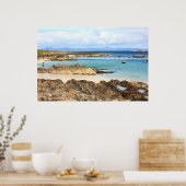 Poster Iona, île écossaise, belle côte rocheuse (Cuisine)