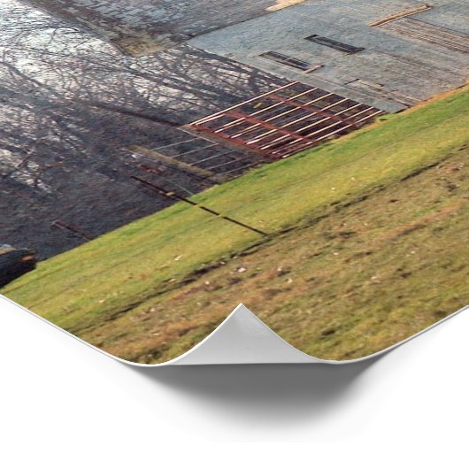 Poster Iowa Barn (Coin)