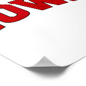 Poster Iowa Christmas Santa Hat Retro Throwback Souvenir  (Coin)