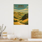 Poster Iowa Loess Hills V02 (Cuisine)