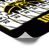 Poster Iowa March Madness 2025 Women's Sketll Nil (Coin)