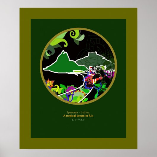 Poster Ipanema pour murs (Devant)