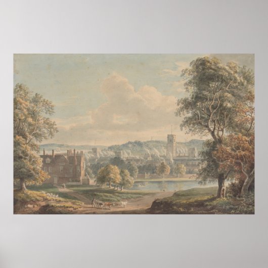 Poster Ipswich du terrain de Christchurch Mansion (Devant)