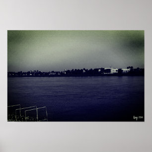 Poster Irak ancien Bagdad fleuve forat