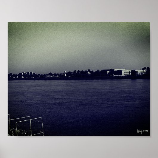 Poster Irak ancien Bagdad fleuve forat (Devant)