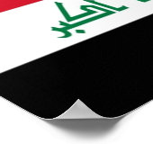 Poster Irak - drapeau irakien - (Coin)